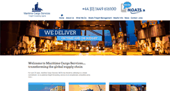 Desktop Screenshot of maritimecargo.com